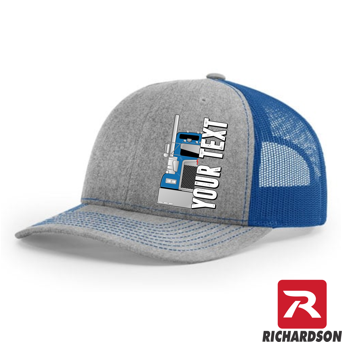 RICHARDSON 112 - Kenworth W900 Front End   - Your Text Snapback Hats - Free Shipping