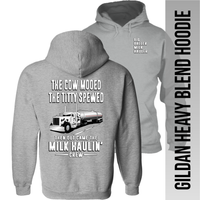 The Cow Mooed The Titty Spewed - Tanker Yanker - Peterbilt - Hoodie