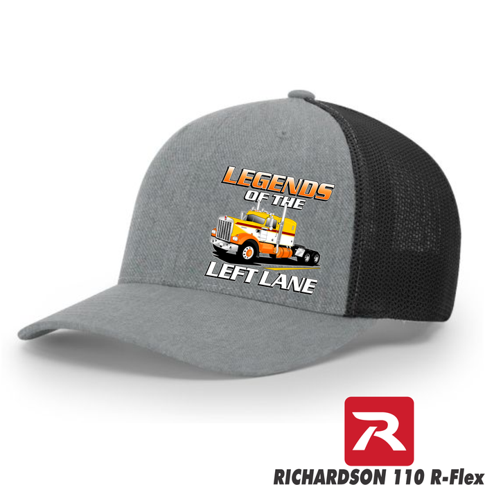 Legends of the Left Lane - 1974 Kenworth  A Model - Richardson 110 R-Flex Fitted Hat - Free Shipping