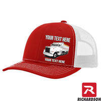 RICHARDSON 112 - Peterbilt Dump Truck 357 - Your Text Snapback Hats - Free Shipping