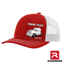 RICHARDSON 112 - Kenworth W990 - Your Text Snapback Hats - Free Shipping