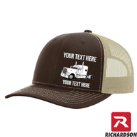 RICHARDSON 112 - Peterbilt 389 Stand Up Sleeper  - Your Text Snapback Hats - Free Shipping