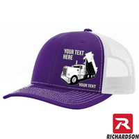 RICHARDSON 112 -Kenworth Dump Truck  - Your Text Snapback Hats - Free Shipping