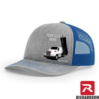 RICHARDSON 112 - Peterbilt 567 Trailer Up  - Your Text Snapback Hats - Free Shipping