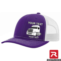 RICHARDSON 112 - Freightliner Cascadia Full Truck   - Your Text Snapback Hats - Free Shipping