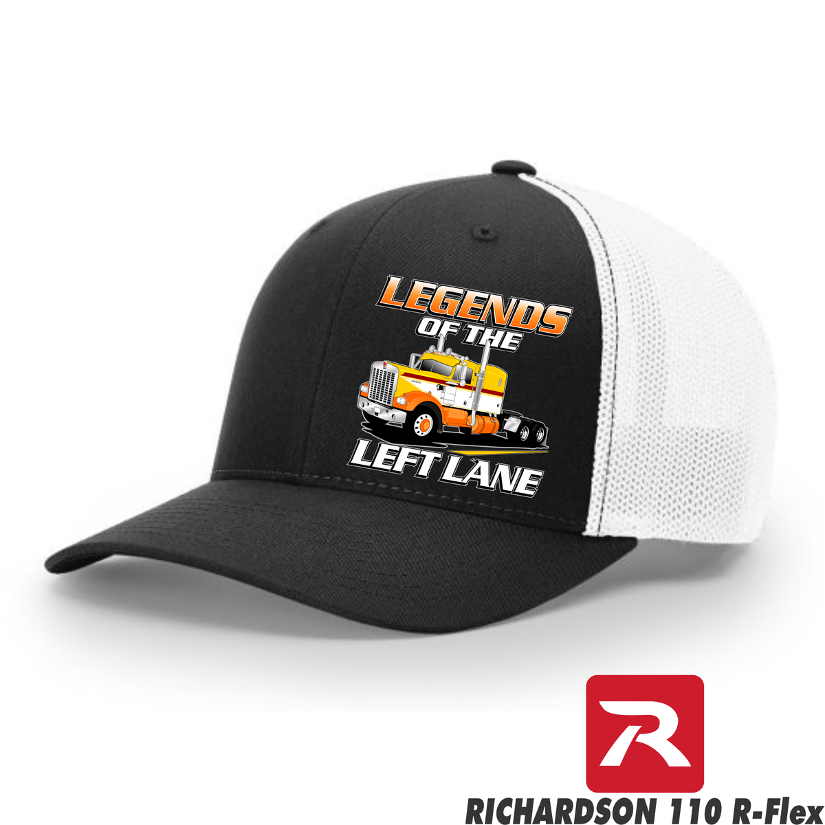 Legends of the Left Lane - 1974 Kenworth  A Model - Richardson 110 R-Flex Fitted Hat - Free Shipping
