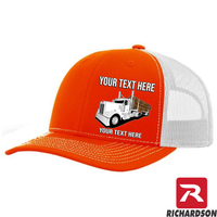 RICHARDSON 112 - Kenworth Log Hauler   - Your Text Snapback Hats