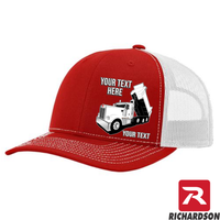 RICHARDSON 112 -Kenworth Dump Truck  - Your Text Snapback Hats - Free Shipping