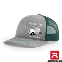 RICHARDSON 112 - Kenworth W900 Stand Up Sleeper  - Your Text Snapback Hats - Free Shipping