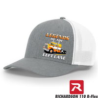 Legends of the Left Lane - 1974 Kenworth  A Model - Richardson 110 R-Flex Fitted Hat - Free Shipping