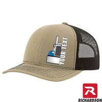 RICHARDSON 112 - Peterbilt Front End  - Your Text Snapback Hats - Free Shipping