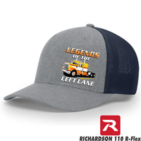 Legends of the Left Lane - 1974 Kenworth  A Model - Richardson 110 R-Flex Fitted Hat - Free Shipping