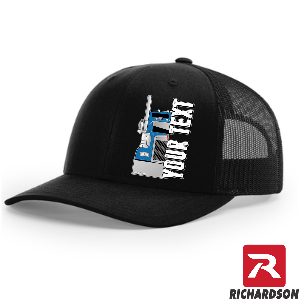 RICHARDSON 112 - Kenworth W900 Front End   - Your Text Snapback Hats - Free Shipping