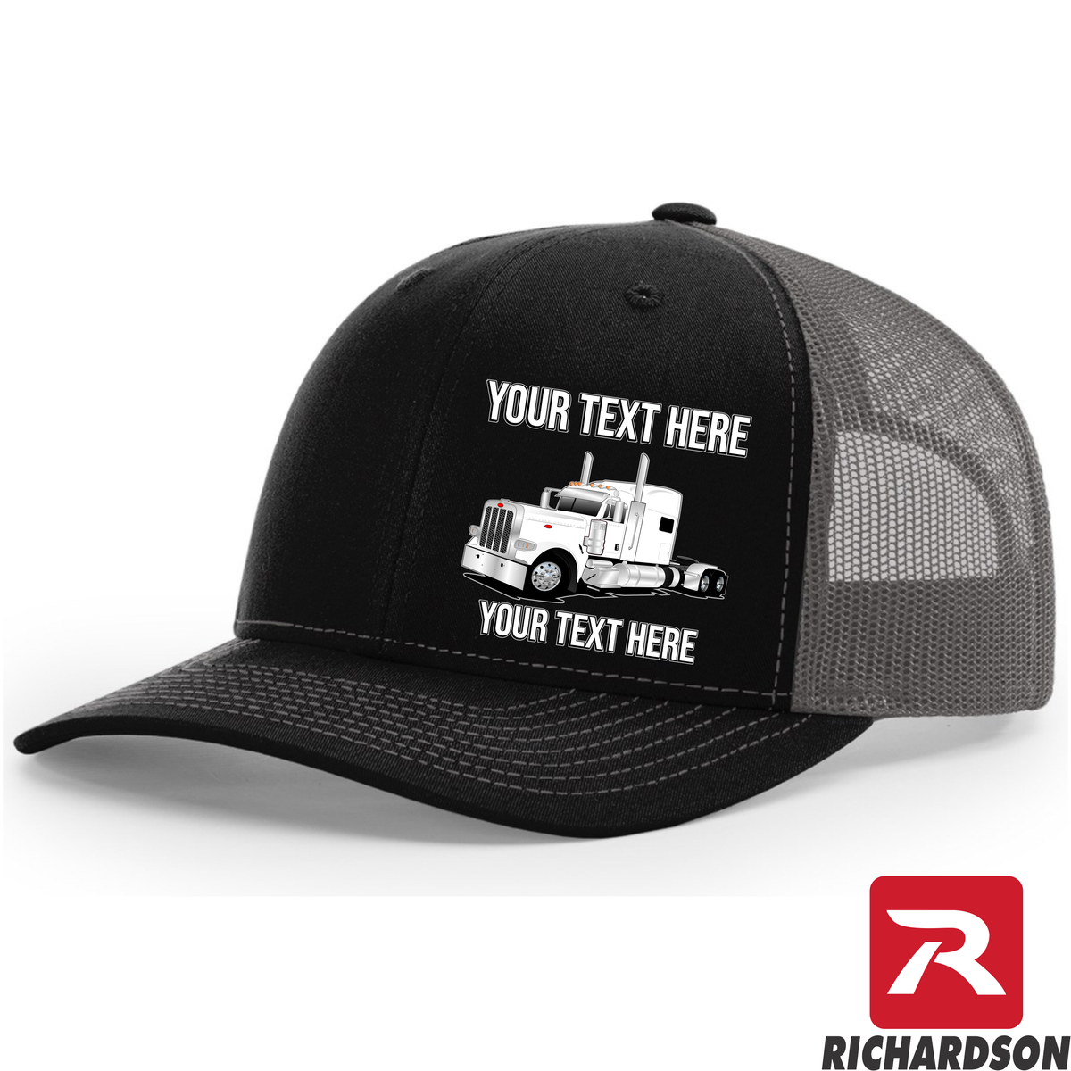 RICHARDSON 112 - Peterbilt 389 Stand Up Sleeper  - Your Text Snapback Hats - Free Shipping