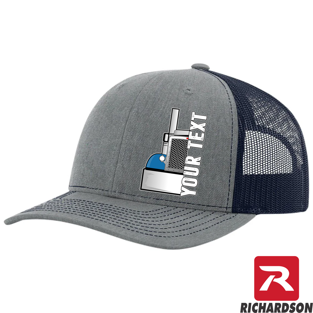 RICHARDSON 112 - Peterbilt Front End  - Your Text Snapback Hats - Free Shipping