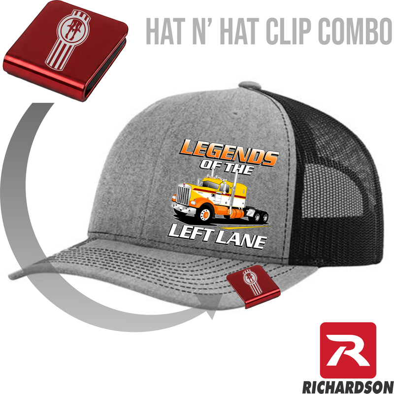 Legends of the Left Lane - 1974 Kenworth  A Model - Richardson 112 Hat - Free Shipping