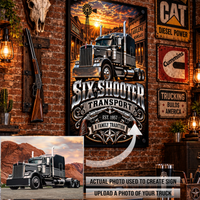 Trucking - Acrylic Sign Vertical Rectangle - Your Logo or Text Here - Free Shipping