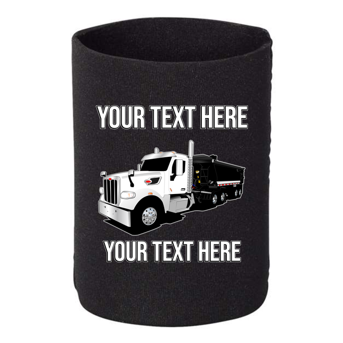 Peterbilt 567 Dump Trailer  - 1 DOZEN Can Cooler Koozies