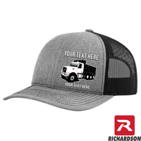 Volvo VHD Dump Truck -  Richardson 112 Trucker Hat - Your Text Here - Free Shipping