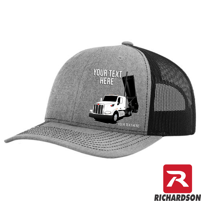 RICHARDSON 112 - Peterbilt 567 Trailer Up  - Your Text Snapback Hats - Free Shipping