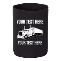 Peterbilt Grain Hauler - 1 DOZEN Can Cooler Koozies -  - Your Text Here - Free Shipping