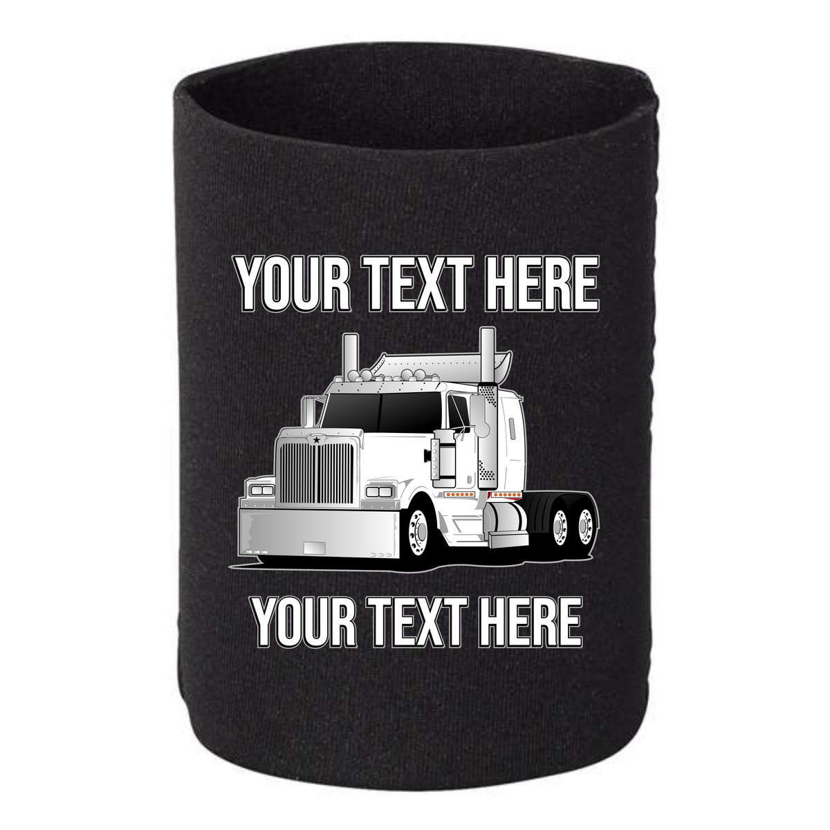 Western Star - 1 DOZEN Can Cooler Koozies - Your Text Here - Free Shipping