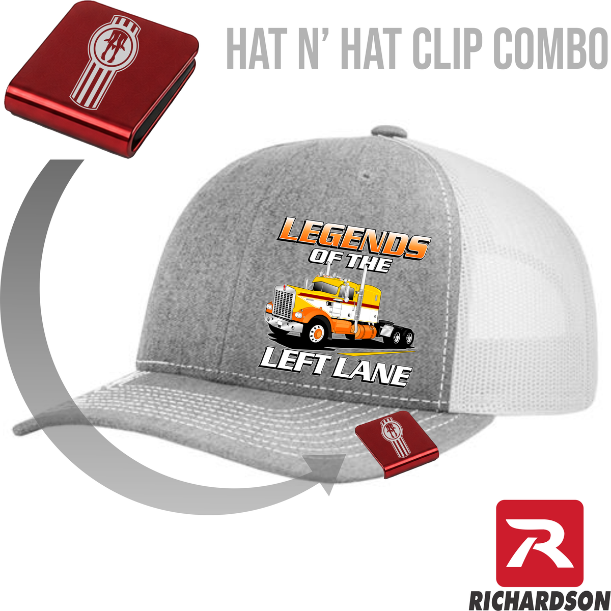 Legends of the Left Lane - 1974 Kenworth  A Model - Richardson 112 Hat - Free Shipping