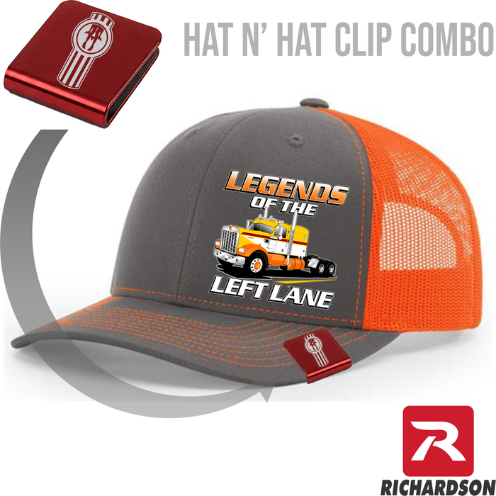 Legends of the Left Lane - 1974 Kenworth  A Model - Richardson 112 Hat - Free Shipping