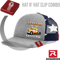 Legends of the Left Lane - 1974 Kenworth  A Model - Richardson 112 Hat - Free Shipping
