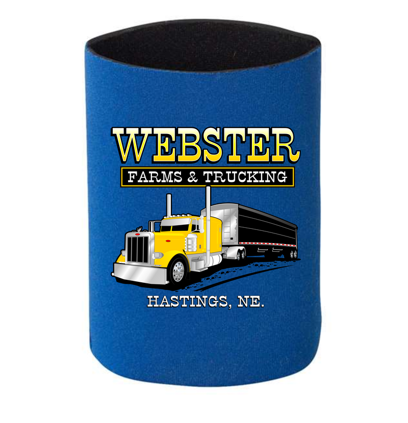 Peterbilt Grain Hauler - 1 DOZEN Can Cooler Koozies -  - Your Text Here - Free Shipping