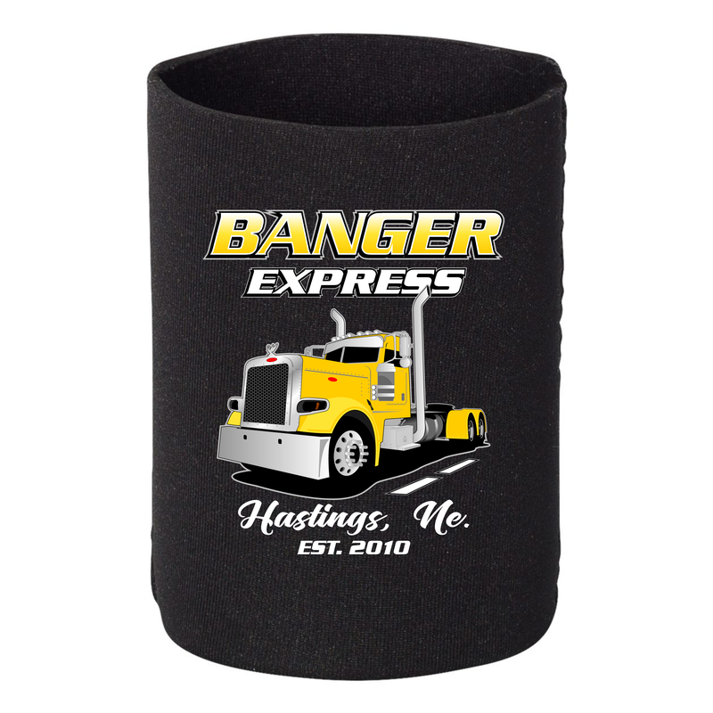 Peterbilt 389 Day Cab - 1 DOZEN Can Cooler Koozies - Your Text Here - Free Shipping