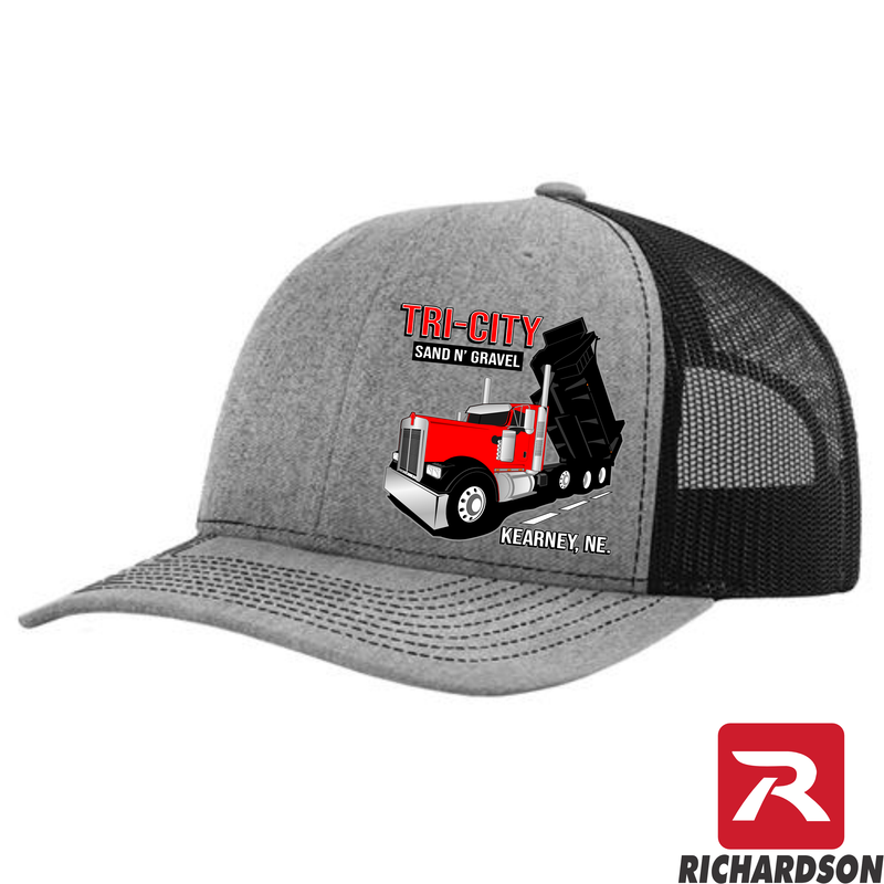 RICHARDSON 112 -Kenworth Dump Truck  - Your Text Snapback Hats - Free Shipping
