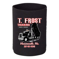 Peterbilt Dump Truck - 1 DOZEN Can Cooler Koozies - Your Text Here - Free Shipping