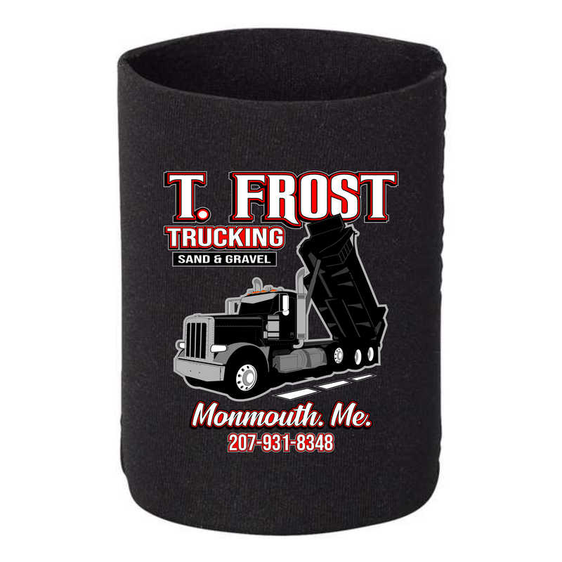 Peterbilt Dump Truck - 1 DOZEN Can Cooler Koozies - Your Text Here - Free Shipping