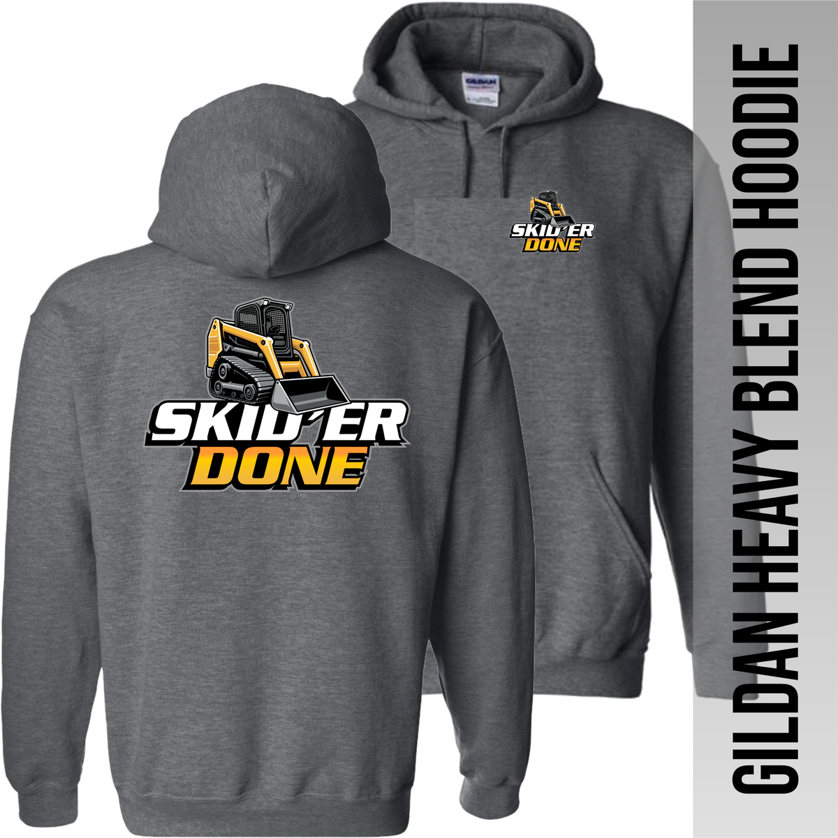 Skid'er Done Tracks - Skid Steer - Hoodie