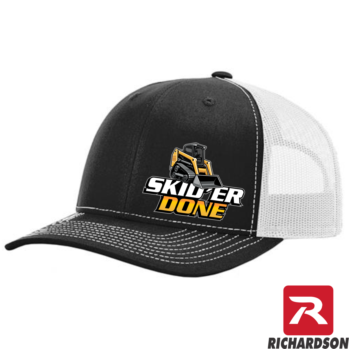 Skid'er Done -RICHARDSON 112 - Skid Steer Tracks  - Snapback  Trucker Hat - Free Shipping