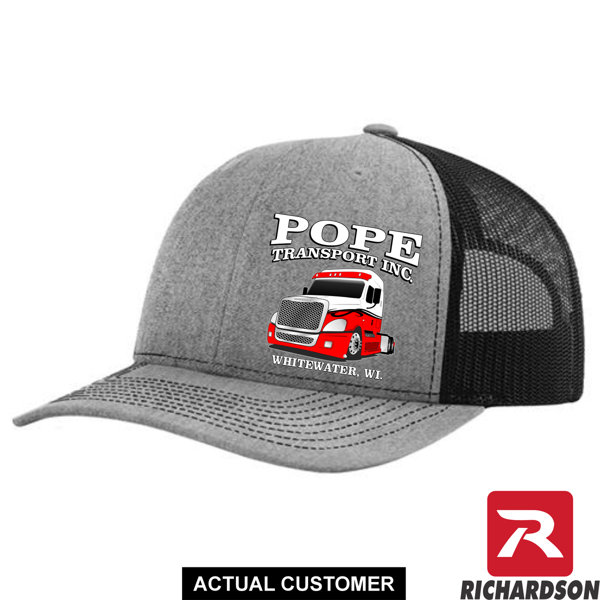 RICHARDSON 112 - Freightliner Cascadia Full Truck   - Your Text Snapback Hats - Free Shipping