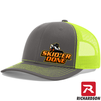 Skid'er Done -RICHARDSON 112 - Skid Steer - Snapback  Trucker Hat - Free Shipping