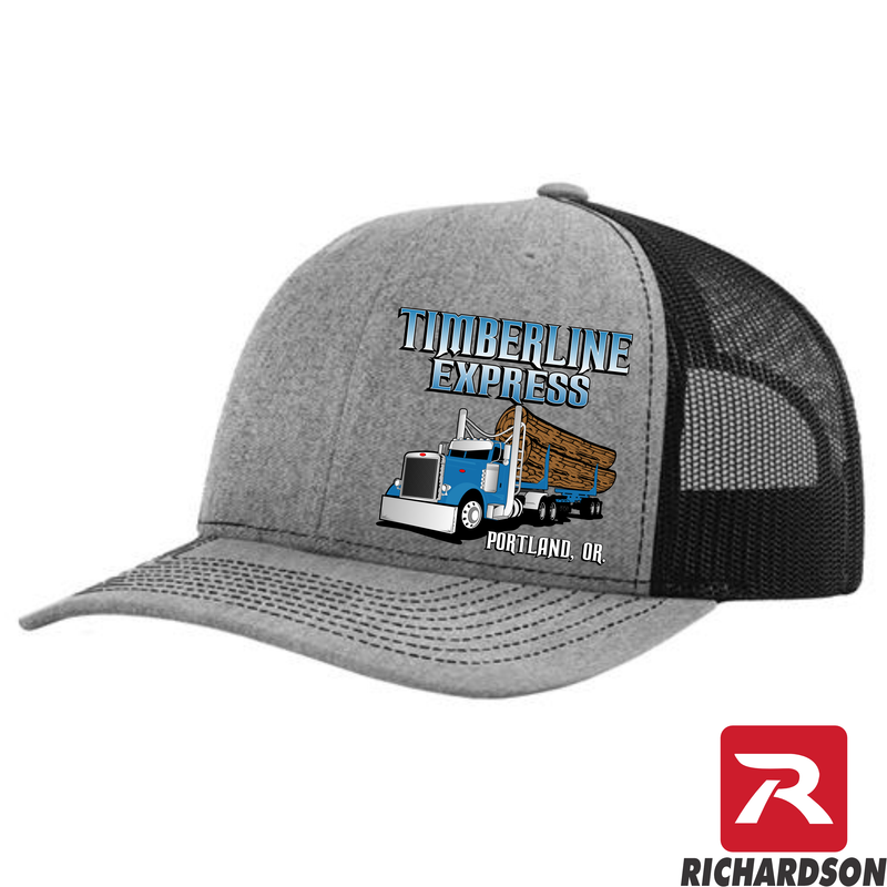 RICHARDSON 112 - Peterbilt Log Hauler   - Your Text Snapback Hats  - Free Shipping