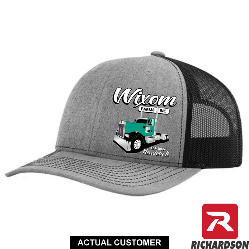 RICHARDSON 112 - Kenworth Day Cab  - Your Text Snapback Hats - Free Shipping