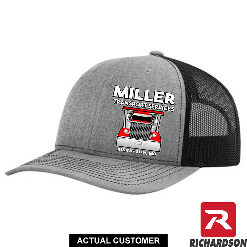 RICHARDSON 112 - Peterbilt Car Hauler  - Your Text Snapback Hats - Free Shipping