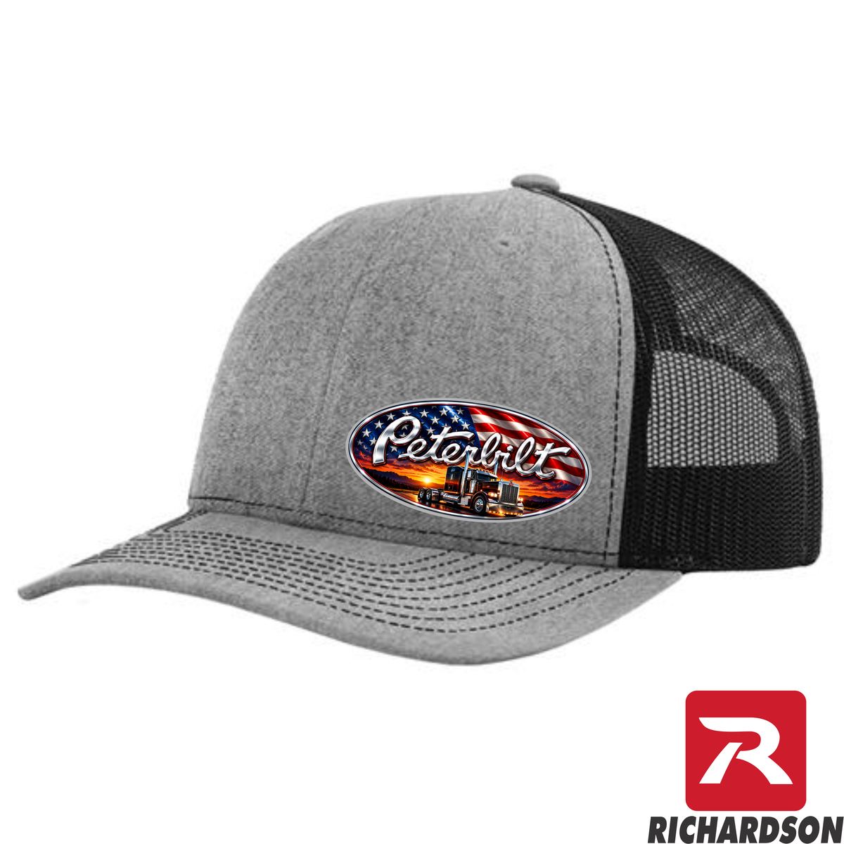 Peterbilt - Patriotic Sunset - RICHARDSON 112 Hat - Free Shipping