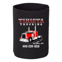 Peterbilt 389 Full Truck - 1 DOZEN Can Cooler Koozies - Your Text Here - Free Shipping