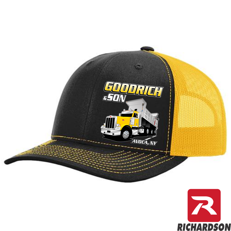RICHARDSON 112 - Peterbilt Dump Truck 389 - Your Text Snapback Hats - Free Shipping