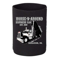 Kenworth W900 End Dump Truck - 1 DOZEN Can Cooler Koozies  - Your Text Here - Free Shipping