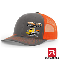 RICHARDSON 112 - Kenworth W900 Lowboy with Excavator   - Your Text Snapback Hats - Free Shipping