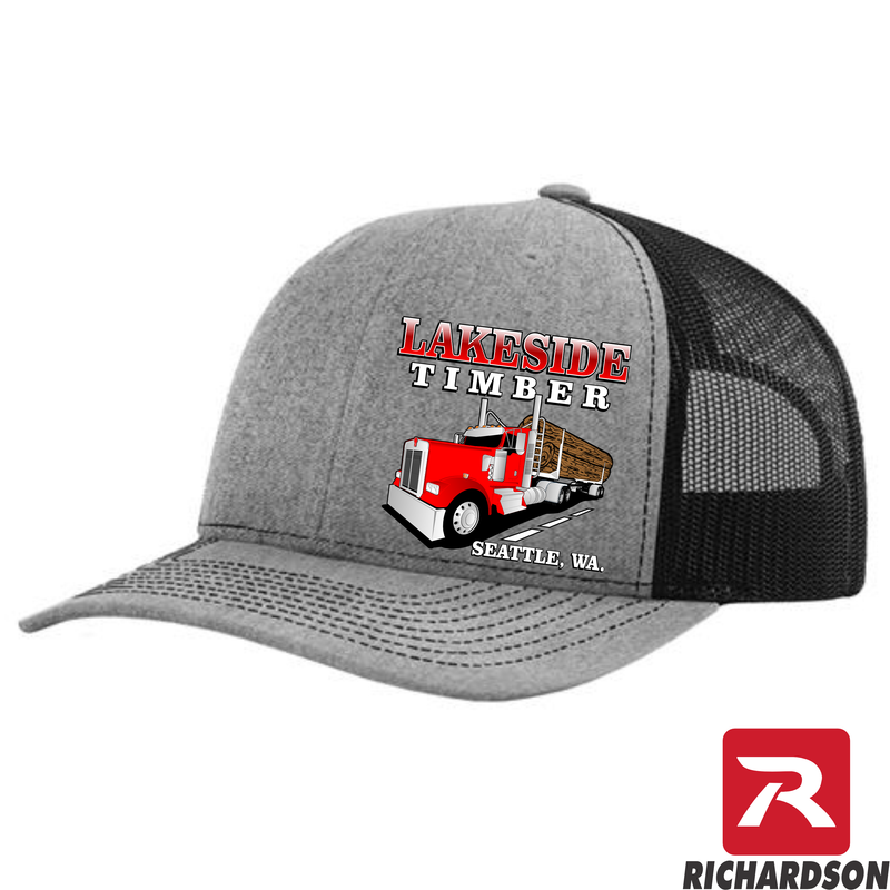 RICHARDSON 112 - Kenworth Log Hauler   - Your Text Snapback Hats