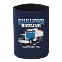 Peterbilt Dump Truck 357 - 1 DOZEN Can Cooler Koozies  - Your Text Here - Free Shipping