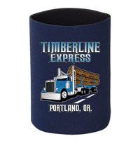 Peterbilt 379 Log Hauler - 1 DOZEN Can Cooler Koozies  - Your Text Here - Free Shipping