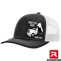 RICHARDSON 112 -Kenworth Dump Truck  - Your Text Snapback Hats - Free Shipping